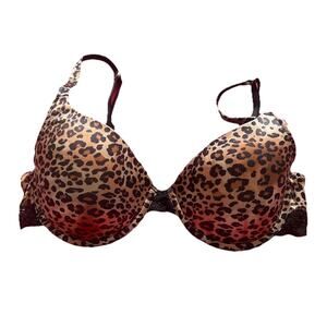 Cheetah Smooth T-Shirt Bra,36C‎